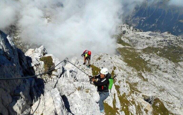 Ferrata Grasselli al Picco di Carnizza e Monte Canin - foto 15