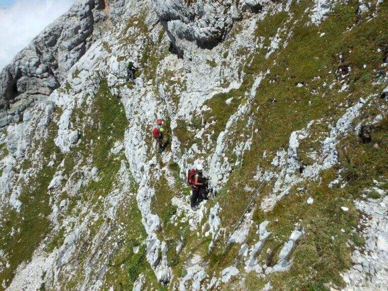 Ferrata Grasselli al Picco di Carnizza e Monte Canin - foto 23