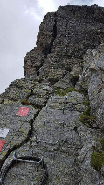 Ferrata delle Guide di Macugnaga al Monte Moro - foto 10