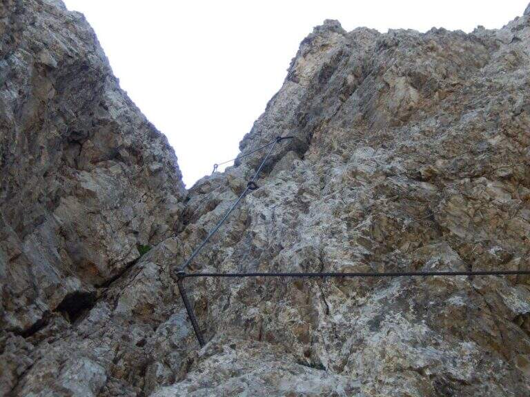 Ferrata Kaiserjager al Col Ombert - foto 18
