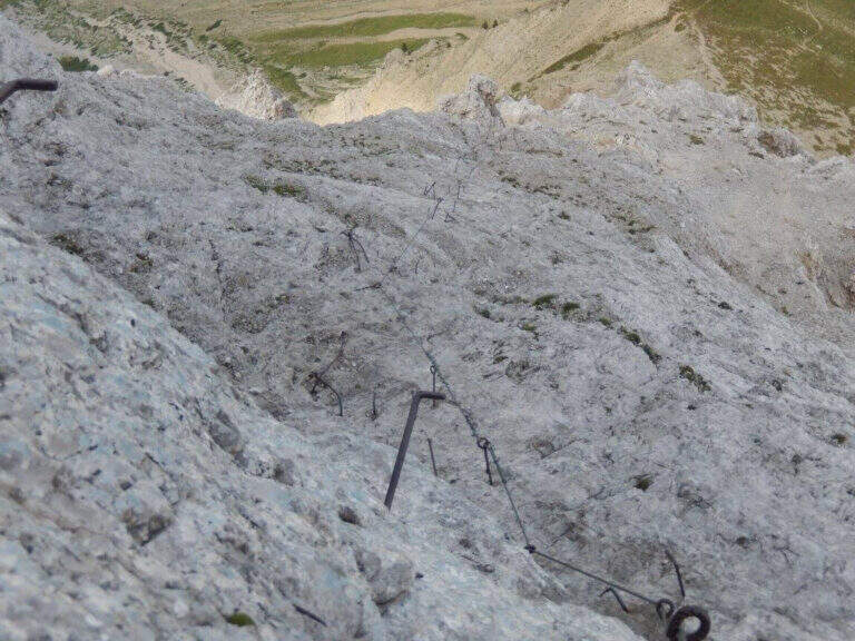 Ferrata Kaiserjager al Col Ombert - foto 20