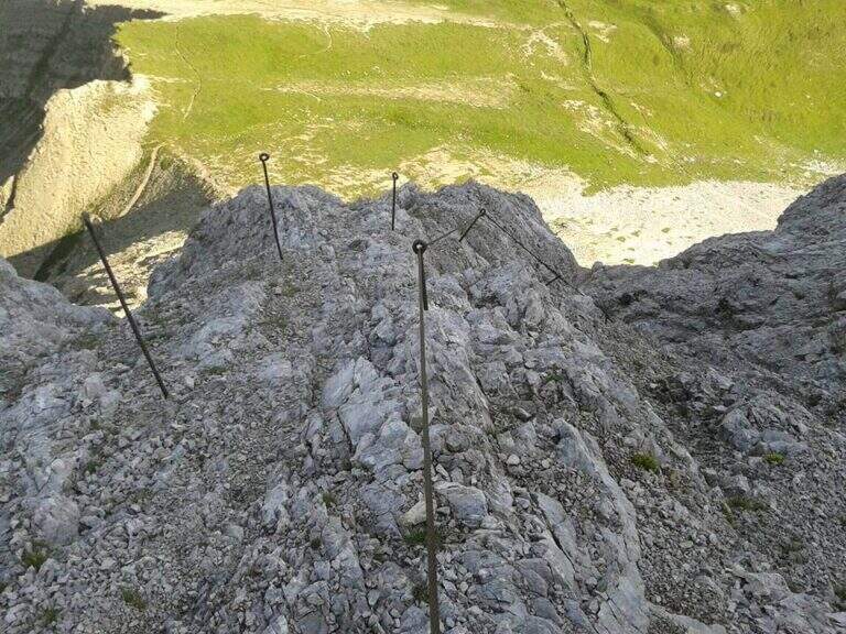 Ferrata Kaiserjager al Col Ombert - foto 19