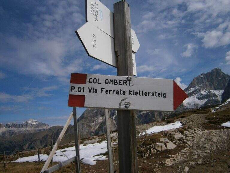 Ferrata Kaiserjager al Col Ombert - foto 13
