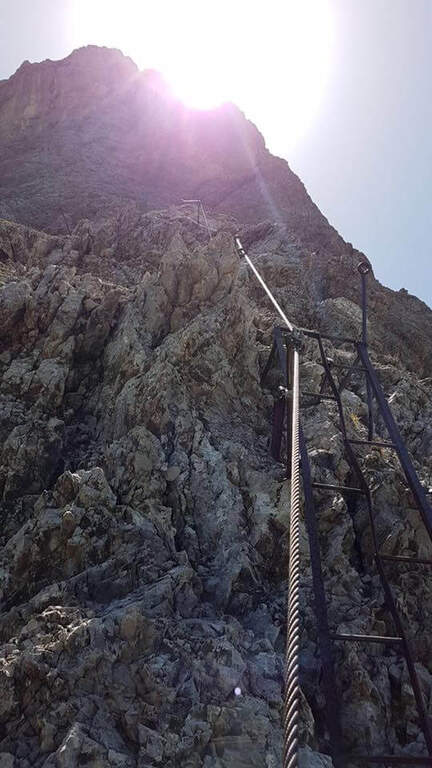 Ferrata Kaiserjager al Col Ombert - foto 21
