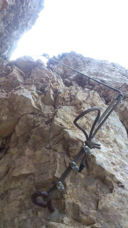 Ferrata Kaiserjager al Col Ombert - foto 17