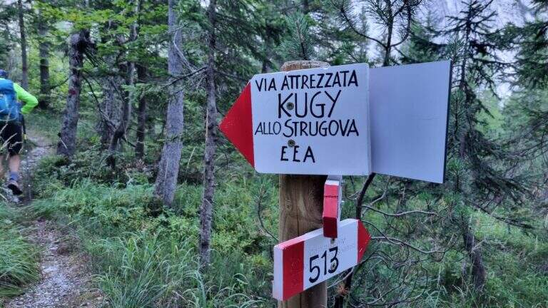 Ferrata Kugy allo Strugova
