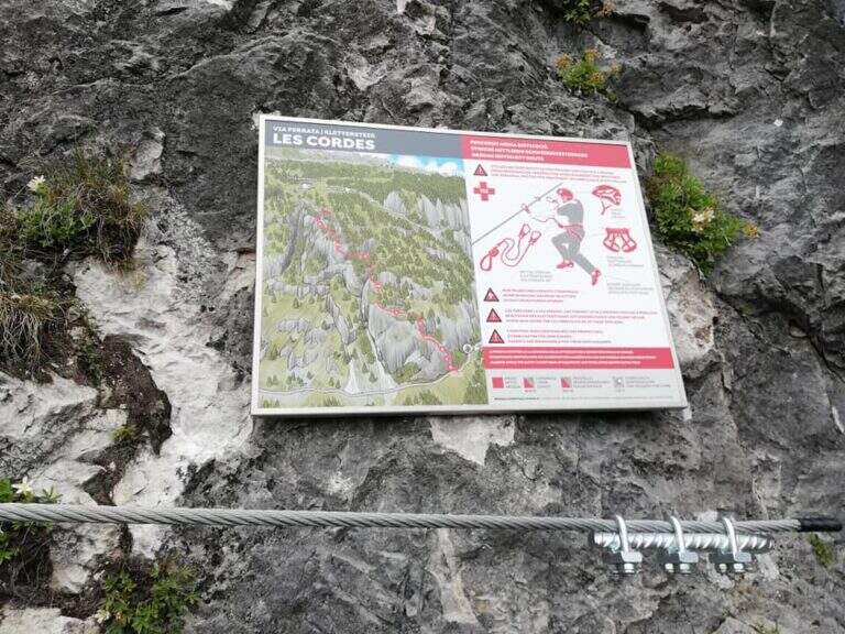 Ferrata Les Cordes