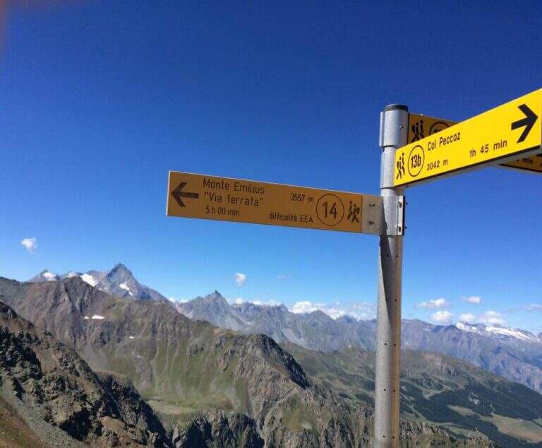 Ferrata del Monte Emilius (Col Carrel)