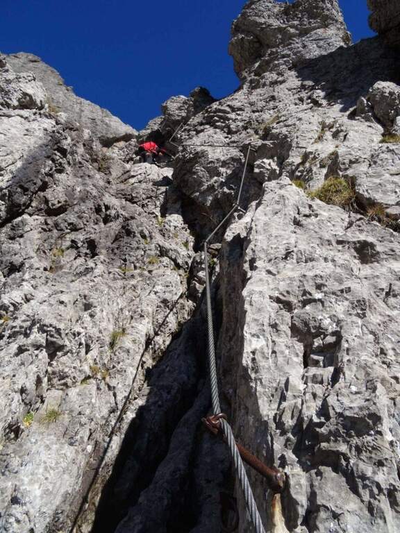 Ferrata Piero Rossi alla Forcella Marmol - foto 46