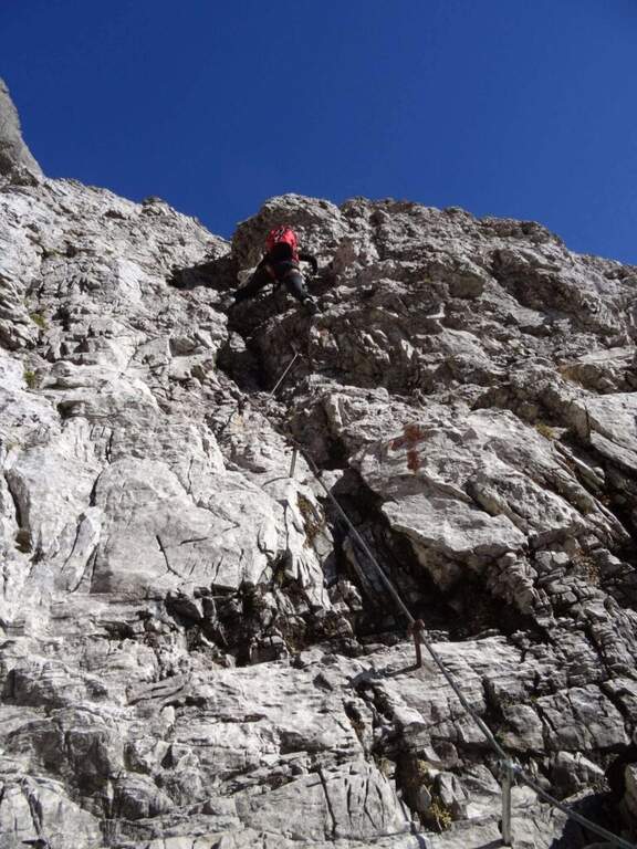 Ferrata Piero Rossi alla Forcella Marmol - foto 47
