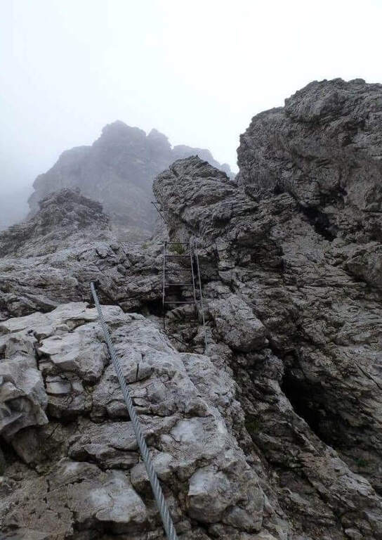 Ferrata Piero Rossi alla Forcella Marmol - foto 44