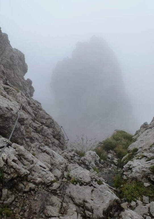 Ferrata Piero Rossi alla Forcella Marmol - foto 43