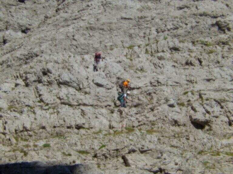 Ferrata Piero Rossi alla Forcella Marmol - foto 72