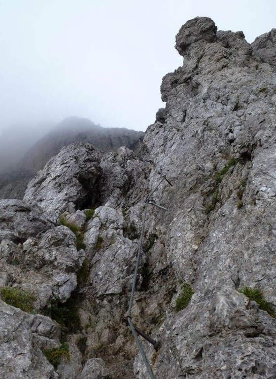 Ferrata Piero Rossi alla Forcella Marmol - foto 48