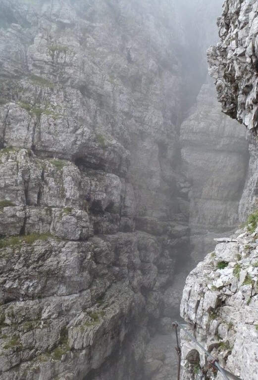 Ferrata Piero Rossi alla Forcella Marmol - foto 36