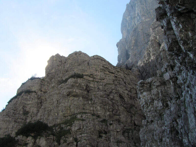 Ferrata Piero Rossi alla Forcella Marmol - foto 35