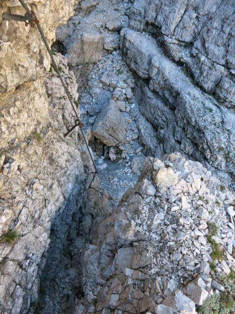 Ferrata Piero Rossi alla Forcella Marmol - foto 31