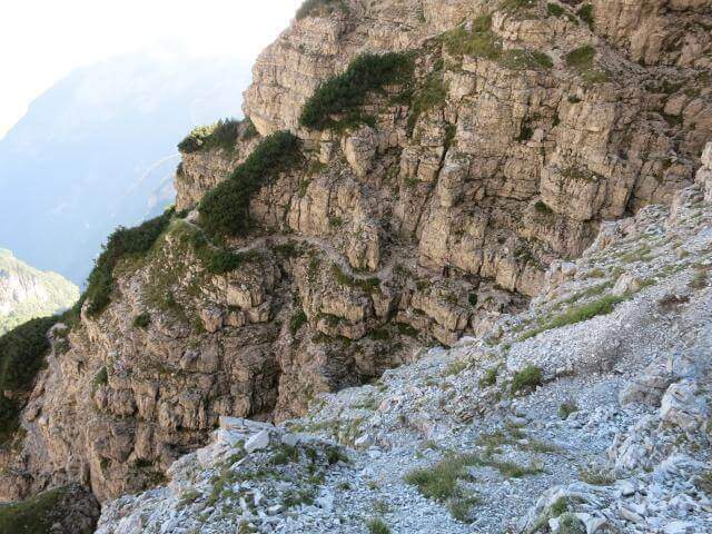 Ferrata Piero Rossi alla Forcella Marmol - foto 34
