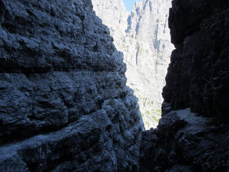 Ferrata Piero Rossi alla Forcella Marmol - foto 32