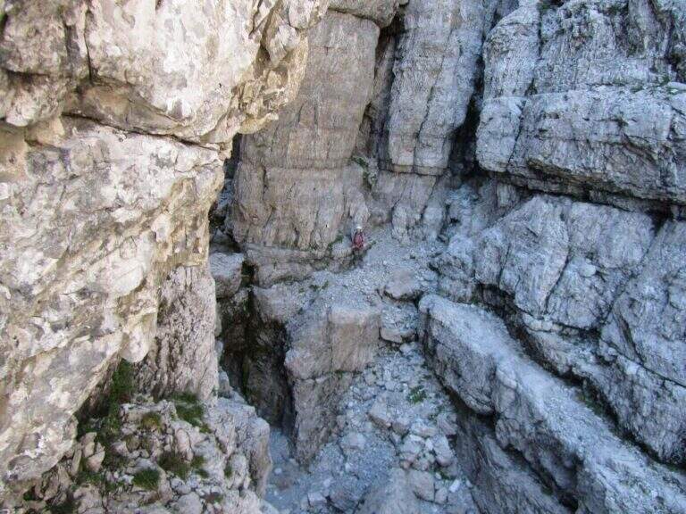 Ferrata Piero Rossi alla Forcella Marmol - foto 38