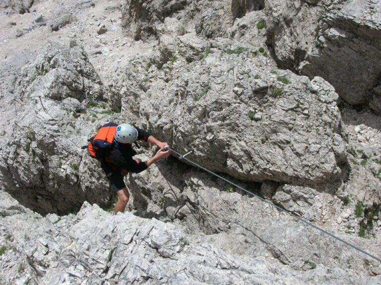 Ferrata Paolin Piccolin a Cima d'Auta Orientale - foto 17