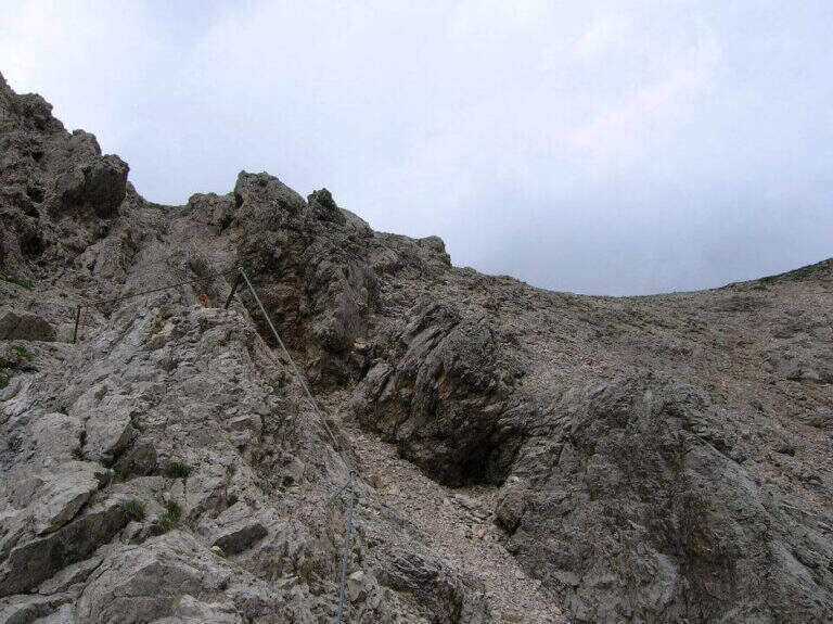 Ferrata Paolin Piccolin a Cima d'Auta Orientale - foto 16