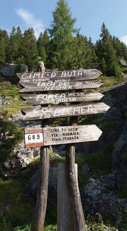 Ferrata Paolin Piccolin a Cima d'Auta Orientale - foto 5