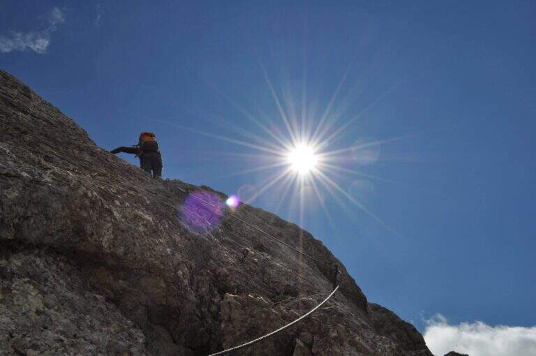 Ferrata Paolin Piccolin a Cima d'Auta Orientale - foto 24