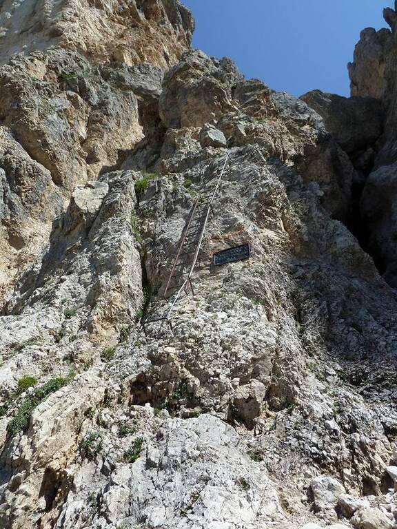 Ferrata Paolin Piccolin a Cima d'Auta Orientale - foto 11
