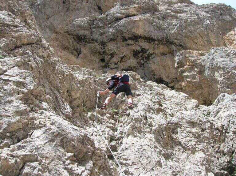 Ferrata Paolin Piccolin a Cima d'Auta Orientale - foto 20