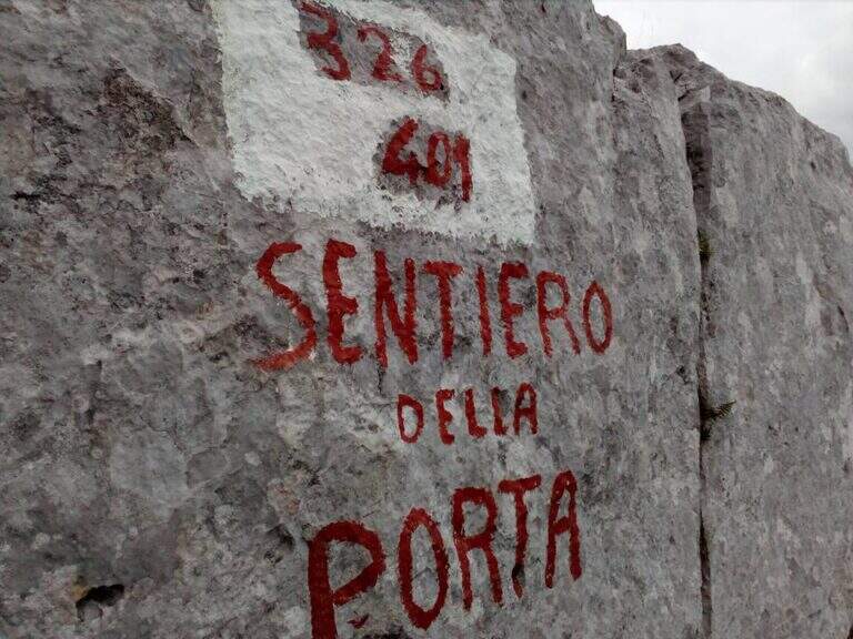 Ferrata del Passo della Porta (Corrado Franceschi) al Monte Visolo