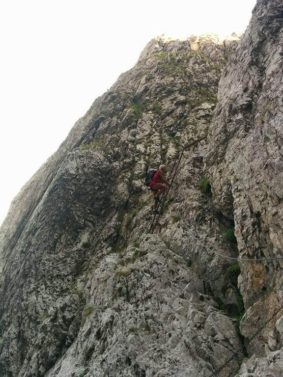 Ferrata del Passo della Porta (Corrado Franceschi) al Monte Visolo - foto 10