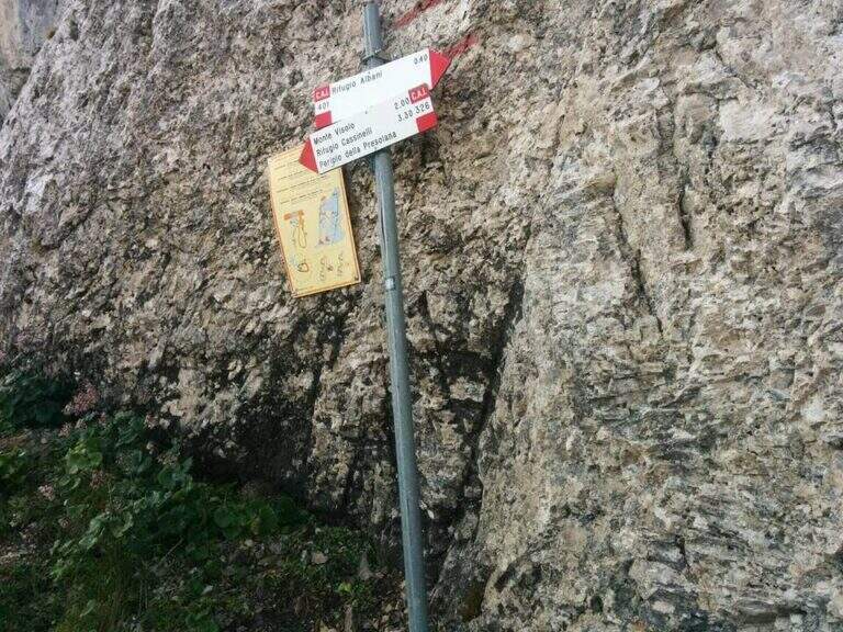 Ferrata del Passo della Porta (Corrado Franceschi) al Monte Visolo - foto 7