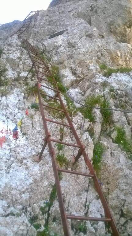 Ferrata del Passo della Porta (Corrado Franceschi) al Monte Visolo - foto 8