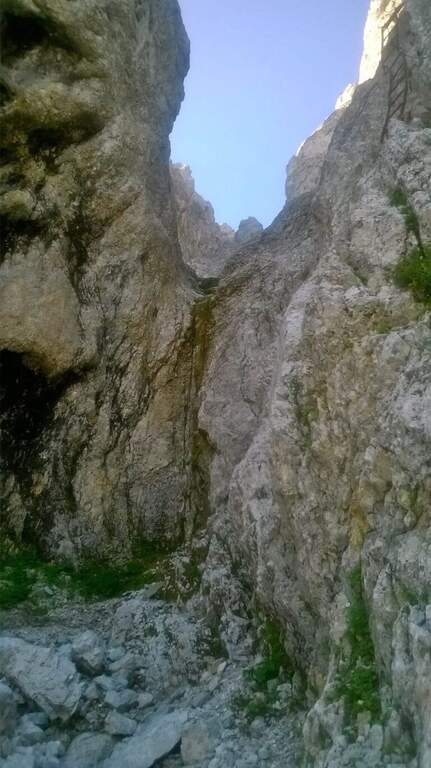 Ferrata del Passo della Porta (Corrado Franceschi) al Monte Visolo - foto 31