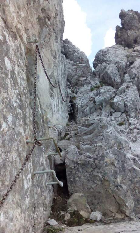 Ferrata del Passo della Porta (Corrado Franceschi) al Monte Visolo - foto 19
