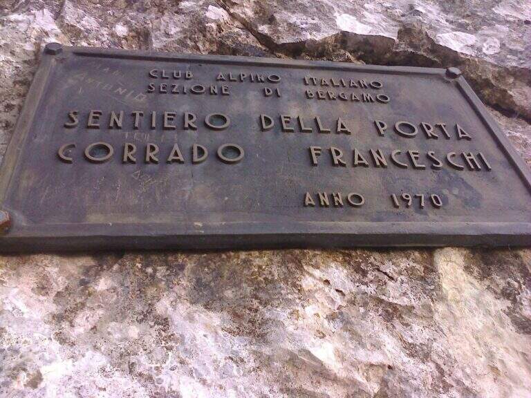 Ferrata del Passo della Porta (Corrado Franceschi) al Monte Visolo - foto 4
