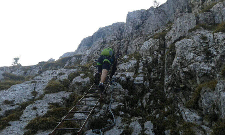 Ferrata del Passo della Porta (Corrado Franceschi) al Monte Visolo - foto 18