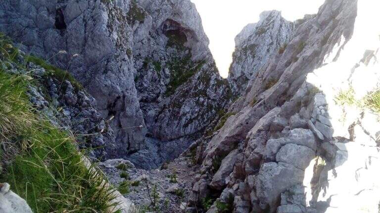Ferrata del Passo della Porta (Corrado Franceschi) al Monte Visolo - foto 12