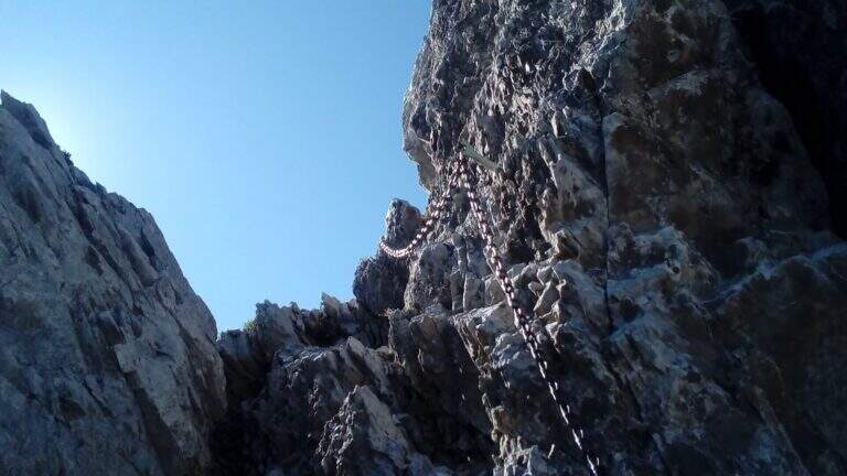 Ferrata del Passo della Porta (Corrado Franceschi) al Monte Visolo - foto 16
