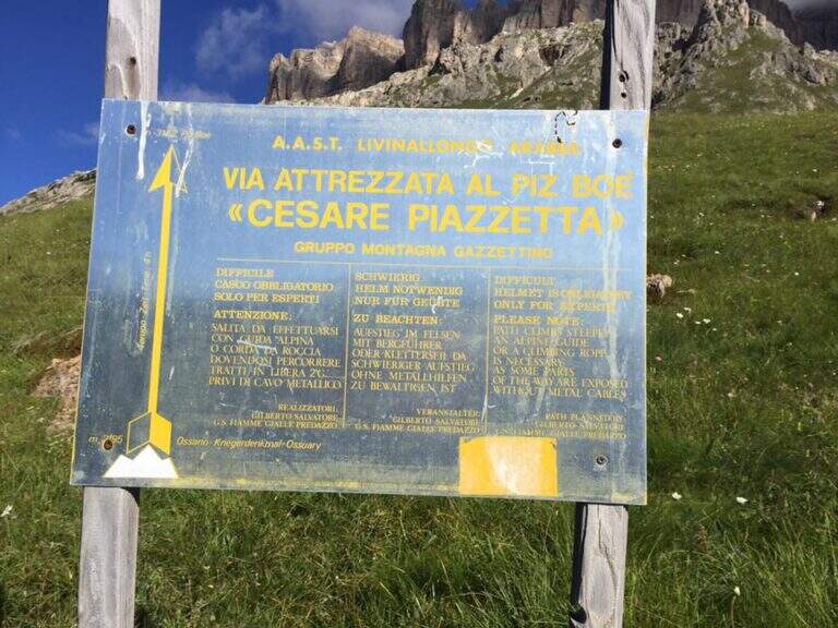 Ferrata Cesare Piazzetta al Piz Boè - foto 5