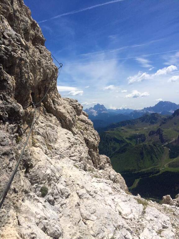 Ferrata Cesare Piazzetta al Piz Boè - foto 26