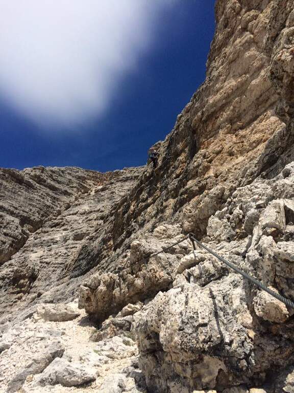 Ferrata Cesare Piazzetta al Piz Boè - foto 15