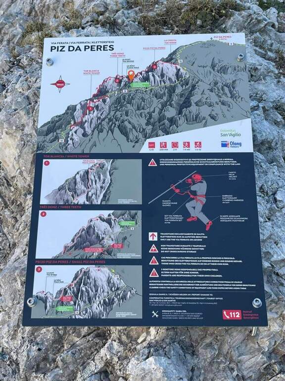 Ferrata al Piz de Peres