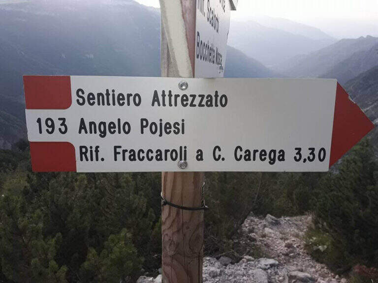 Sentiero Attrezzato Pojesi al Carega - foto 7