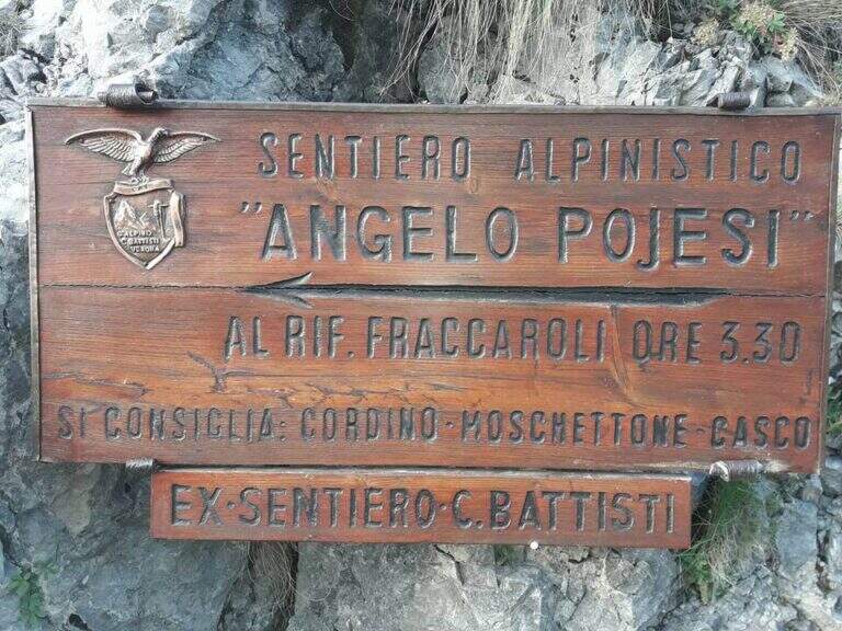 Sentiero Attrezzato Pojesi al Carega