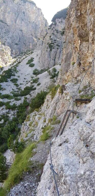 Sentiero Attrezzato Pojesi al Carega - foto 14