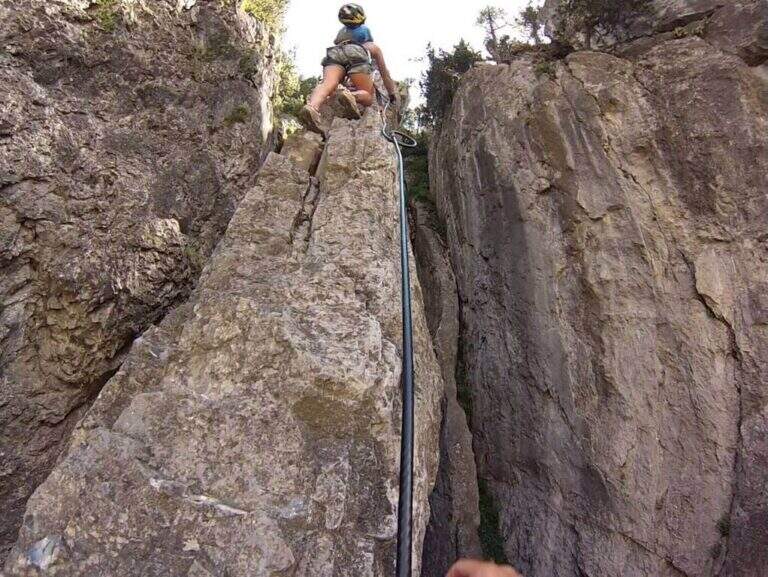 Ferrata Perona-Saglia alla Rocca di Clarì - foto 13