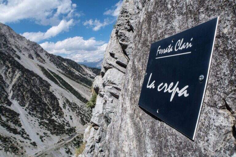 Ferrata Perona-Saglia alla Rocca di Clar&igrave;