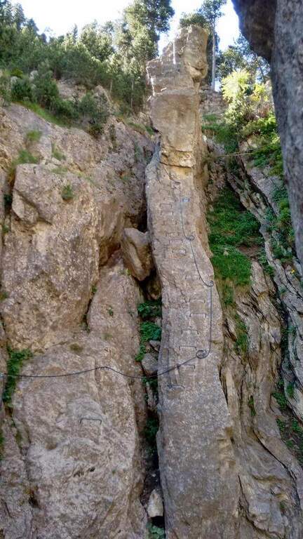 Ferrata Perona-Saglia alla Rocca di Clarì - foto 20